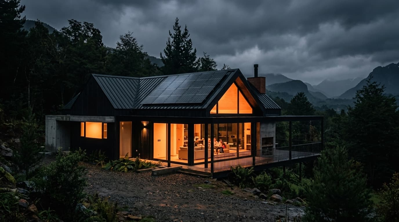 Planta solar SoldeRío en Lago Ranco