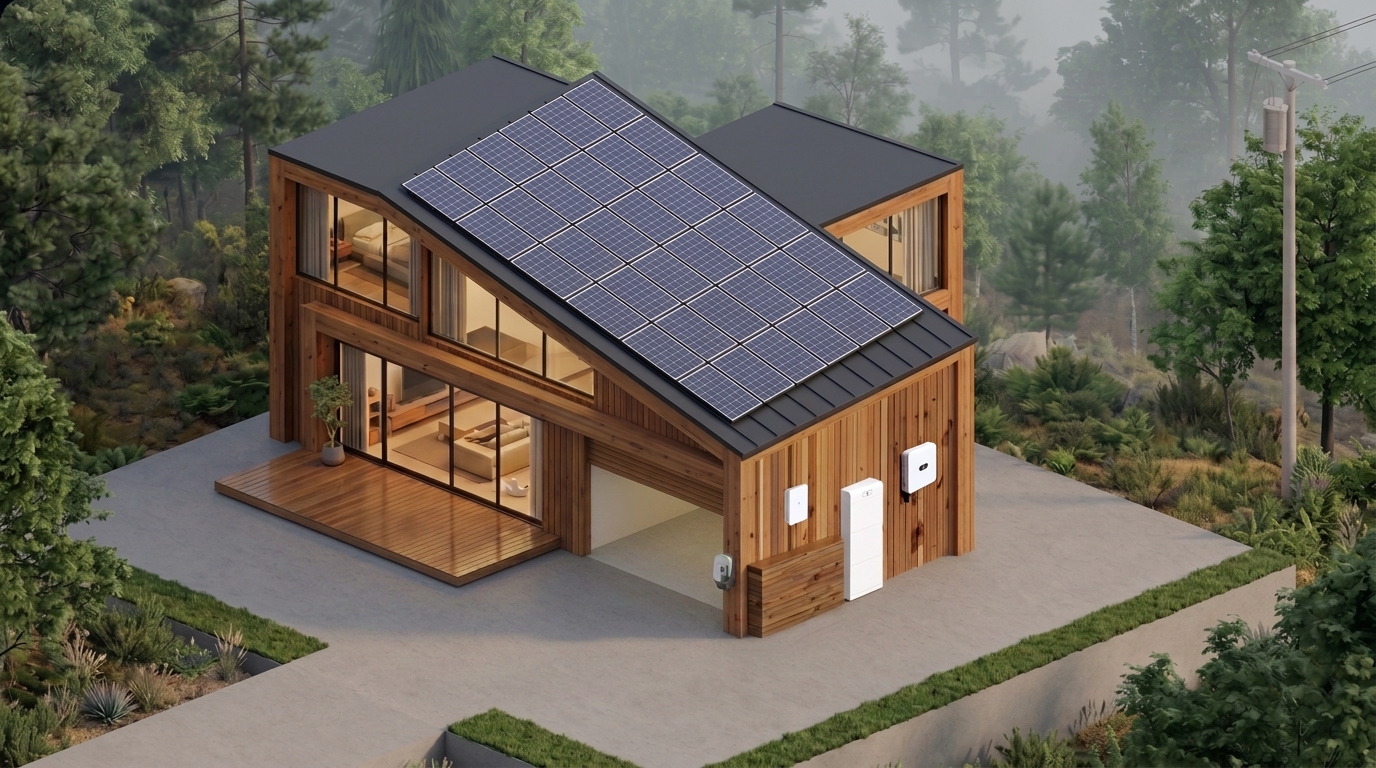 Ilustración Planta Solar SoldeRío 2026 - Sin Vehículo (09:00 a 19:00 hrs)